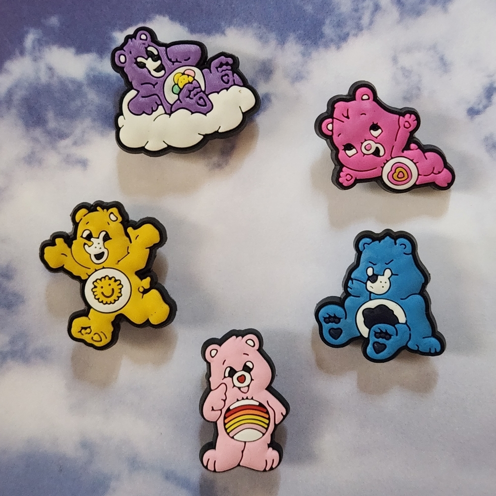5 pc. Care bear croc jibbitz